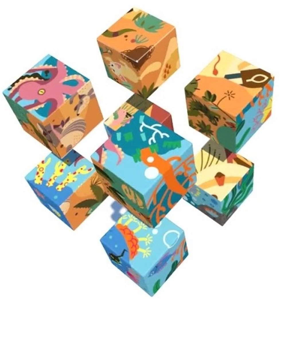 Bajo Reef & Desert 2-in-1 blokpuzzel