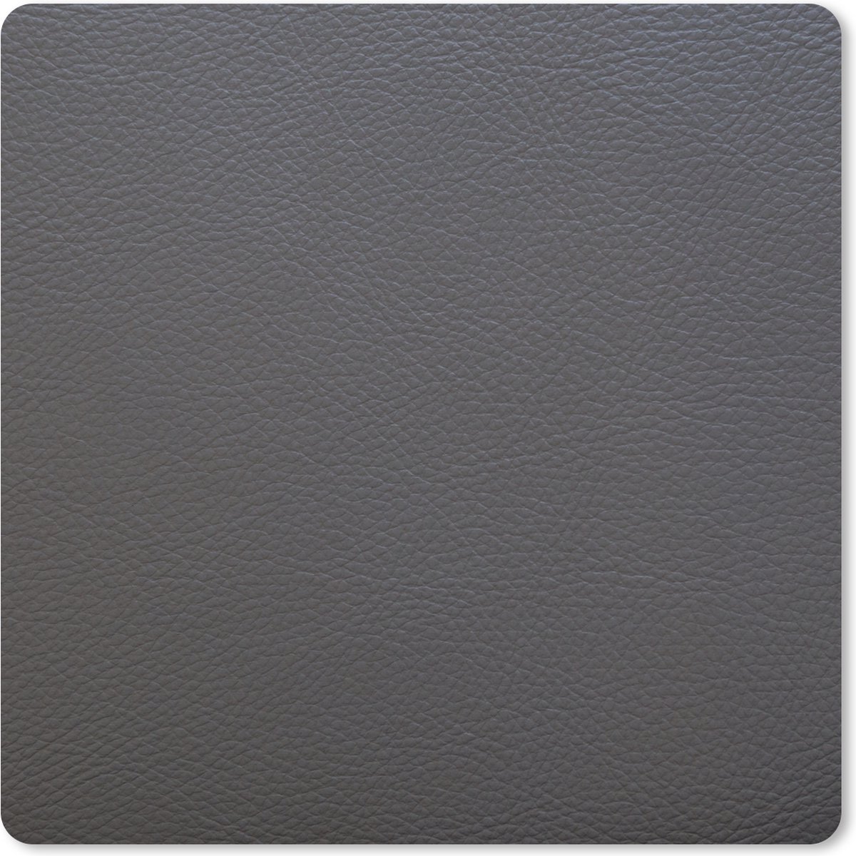Muismat XXL 40x40 cm - Bureau onderlegger - Bureau mat Leer - Structuur - Lederlook - Grijs - Bureaumat - Gaming mousepad xl - Bureaulegger groot - Computer deskmat