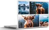 Autocollant pour ordinateur portable - 10,1 pouces - Highlander écossais - Collage - Berg - 25x18cm - Autocollants pour ordinateur portable - Skin pour ordinateur portable - Housse