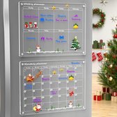 Home & Marker - Magnetische Kalender - Maandkalender - Weekkalender - Weekplanner - Maandplanner - Magneetbord - Familieplanner - REUSABLEPLAN