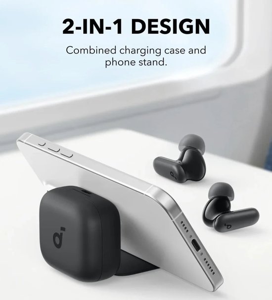 Soundcore P31i by Anker, Real-Time Ruisonderdrukking, Hi-Res Geluid, Draadloze Vertaal-Oordopjes, 50U Speeltijd, Bluetooth Koptelefoon