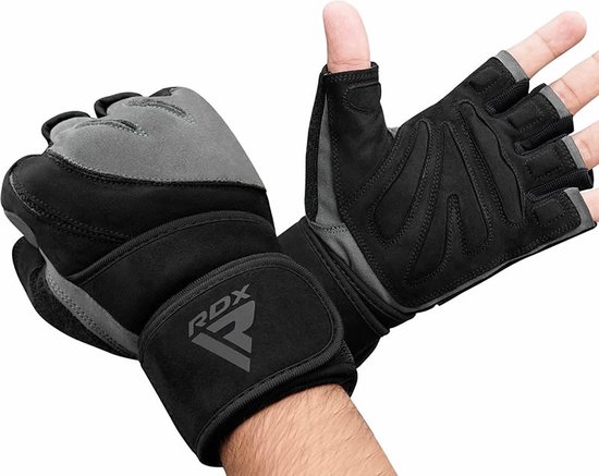 RDX Sports L4 Gants de fitness - Grijs - Taille : S
