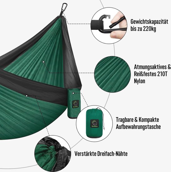 Comfortabele Grote Hangmat - Verkrijgbaar In 2 Zomerse Kleuren