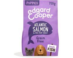 Edgard & Cooper Puppy Graanvrij Zalm&Kalkoen - Hondenvoer - 700 g