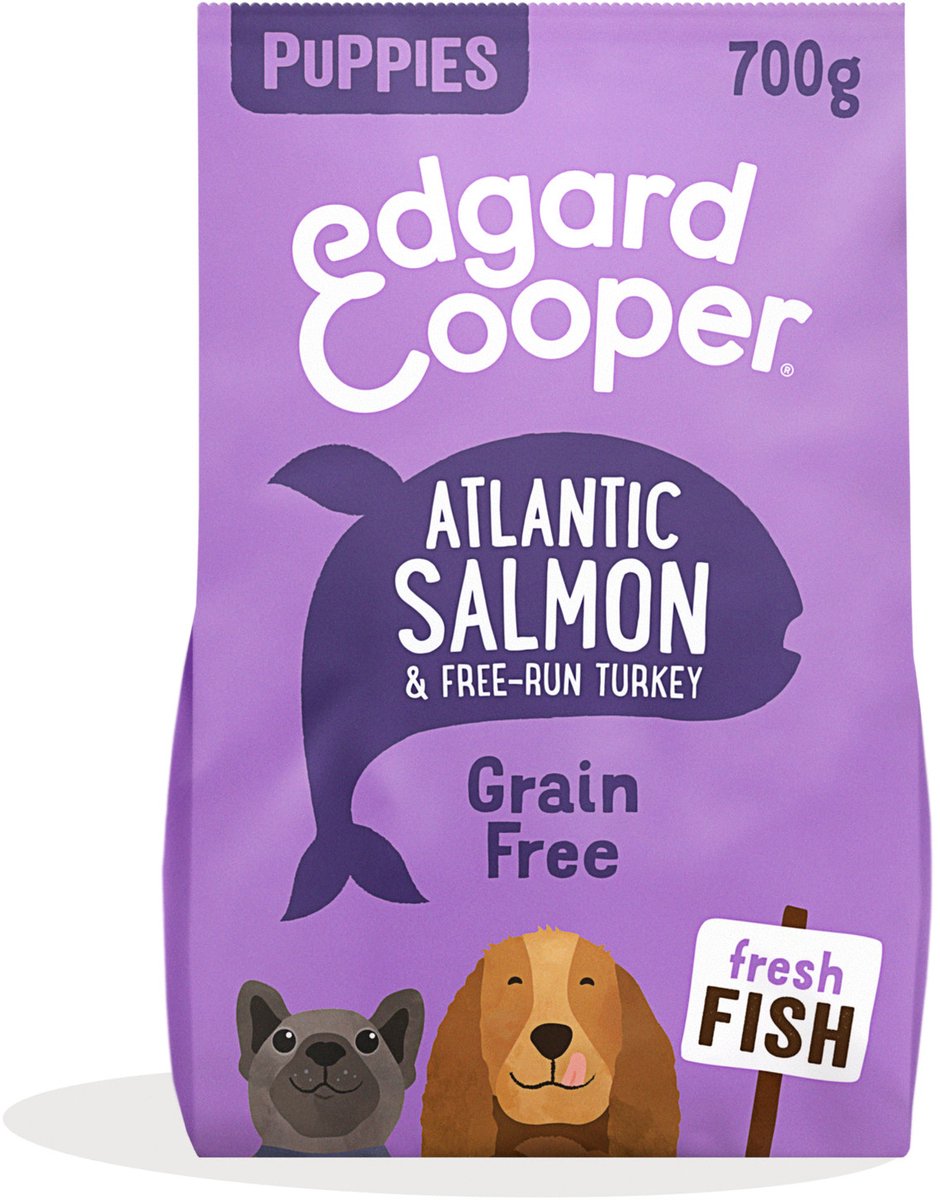 Edgard & Cooper Puppy - Hondenvoer - Zalm - Kalkoen - 700 gram