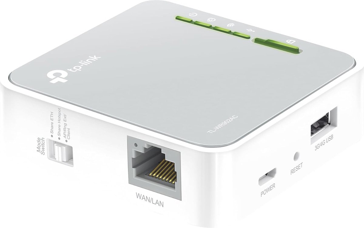 Draadloze Nano-router AC750 - Compacte Reisrouter met Dual-Band 433 Mbit/s (5 GHz) + 300 Mbit/s (2,4 GHz)
