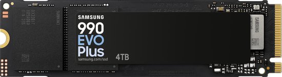 Samsung 990 EVO Plus 4TB Interne SSD PCIe 4.0 NVMe 2.0 Snelle Lees-/Schrijfsnelheid 7250/6300 MB/s