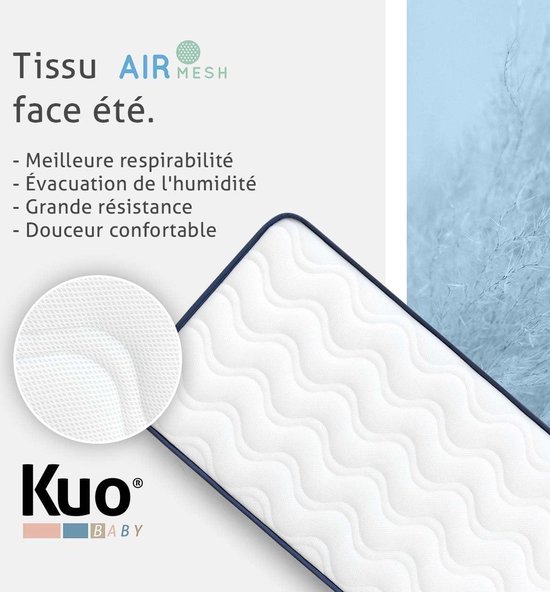 Matras 120 x 60 x 12 cm voor Baby's met de naam Baloo bol