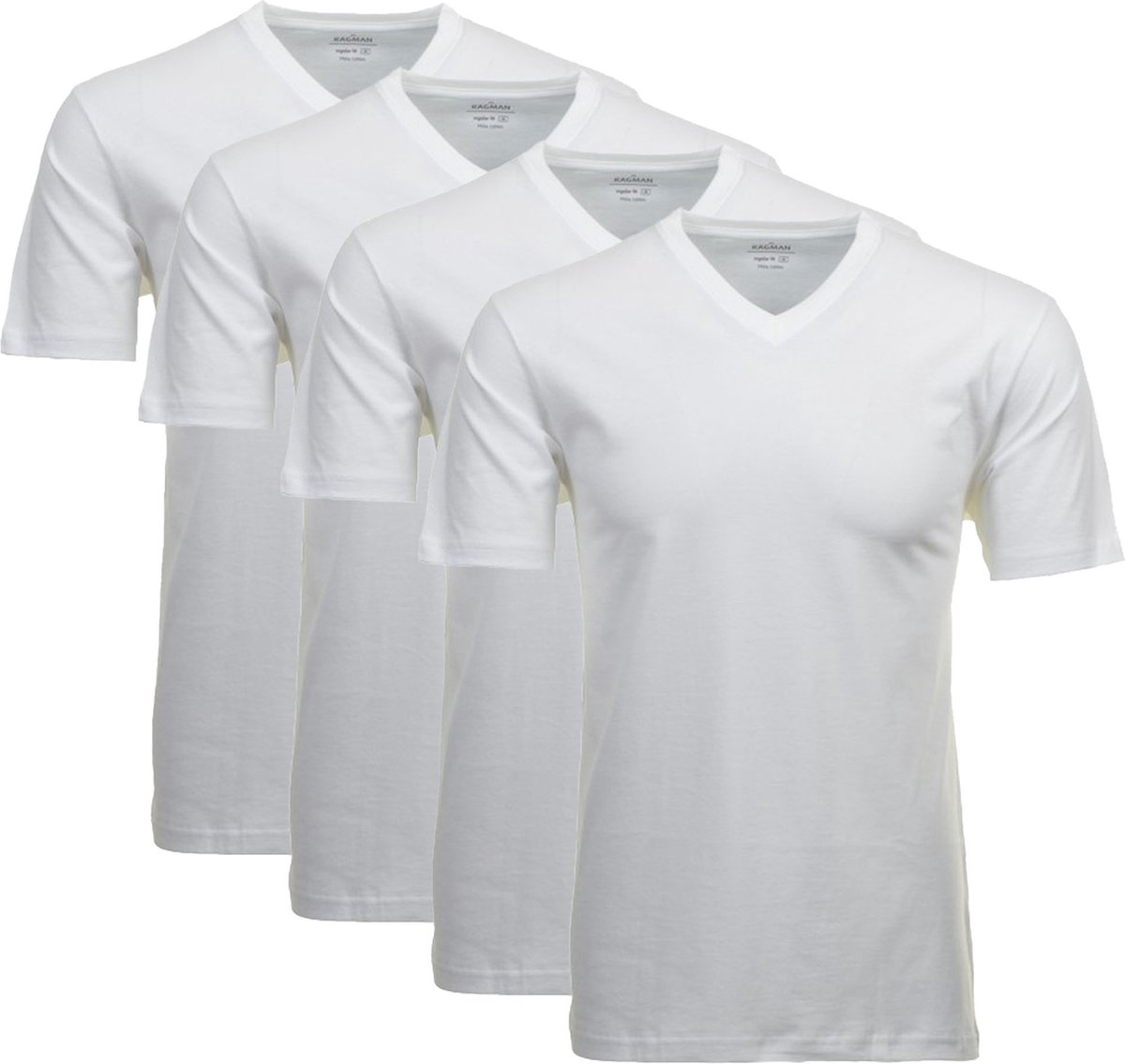 Ragman T-shirt Verpakking van 4