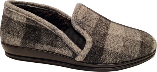 Pantoufles femmes fermés pour homme Rohde 2607 82 - Grijs - Pointure 45