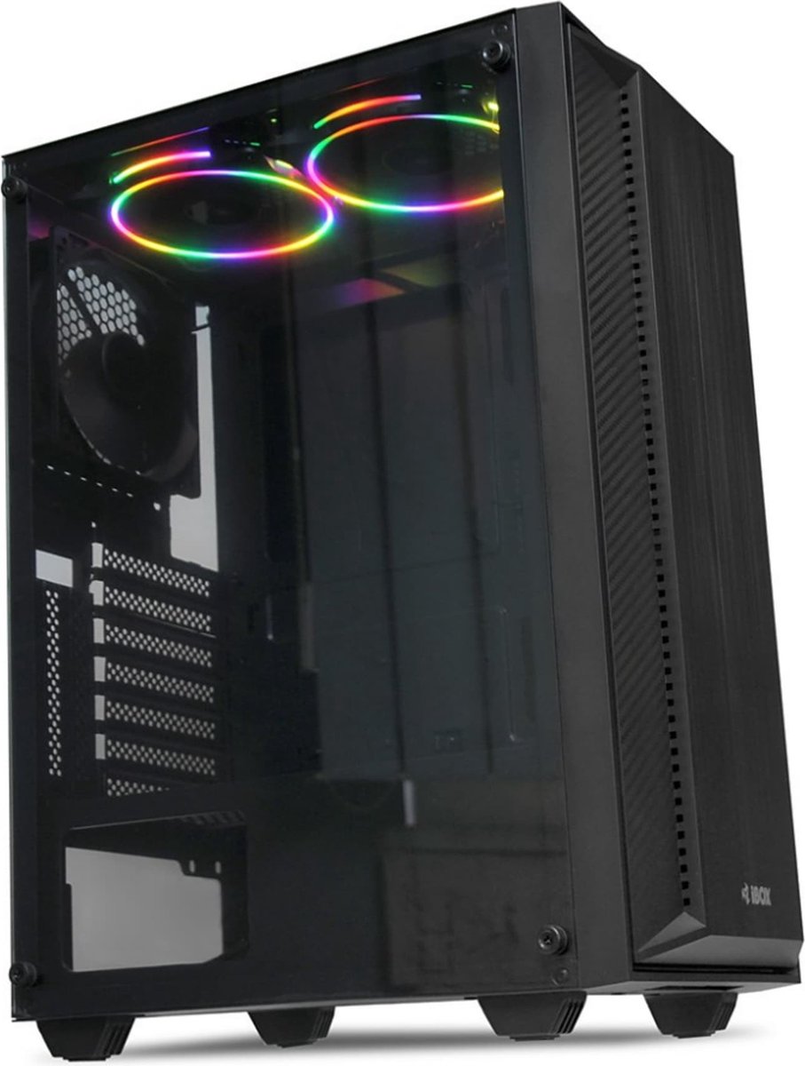 iBox CETUS 906 Midi Tower Zwart