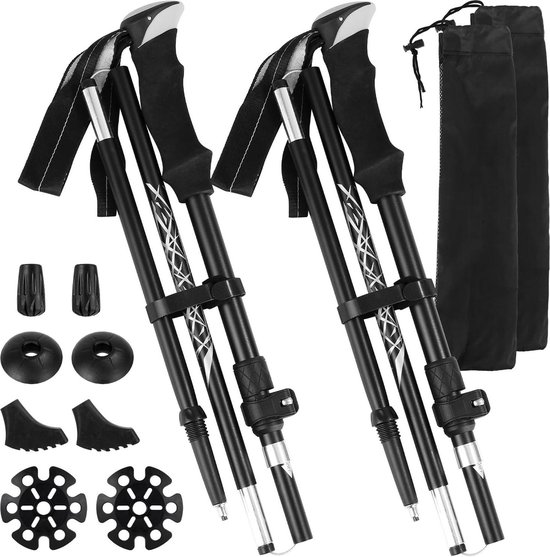 Telescopische Opvouwbare Wandelstokken Nordic Walking