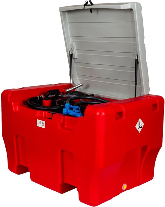 Tank PE diesel 300 lt + ad blue 50 lt., pomp 12V, van Emiliana Serbatoi — afbeelding 5
