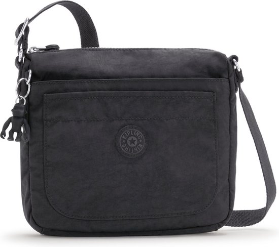 kipling Sac à épaule bandoulière Basic Sebastian Crossbody Bag Black Noir