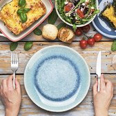 Bol.com 24 stuks steakbestek set - voor 12 personen - klassieke handgreep 24 aanbieding