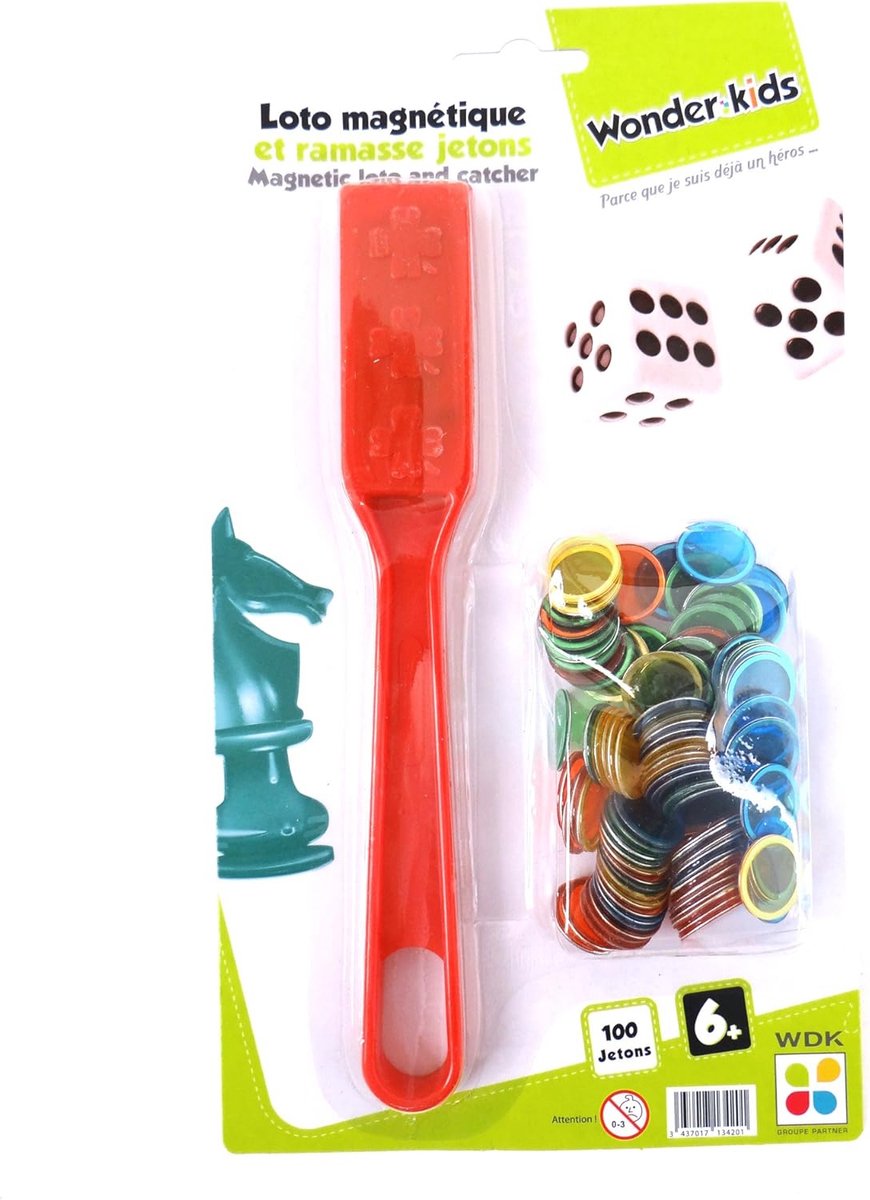 Magnetische Zweep met 100 Magnetische Speelstenen - Gezelschapsspellen