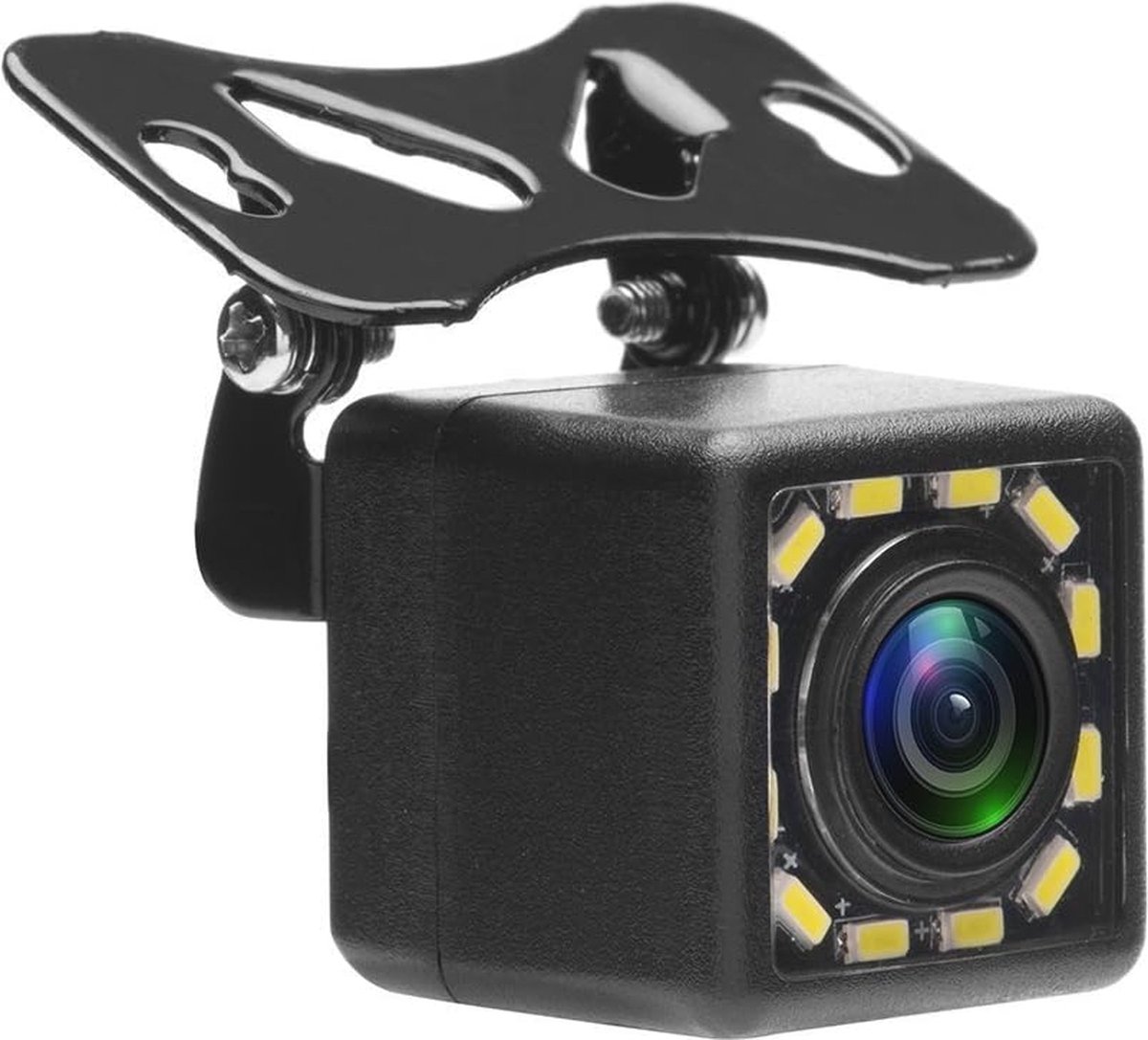 Achteruitrijcamera 170° met 12 LED Nachtzicht - Parkeercamera voor Auto Back-up Systeem