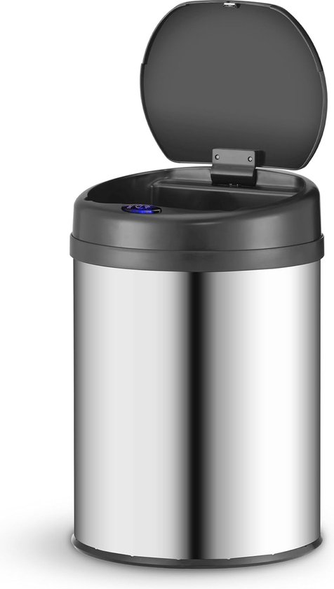 Umllpet Vuilnisemmer met sensor, 12 l, automatische