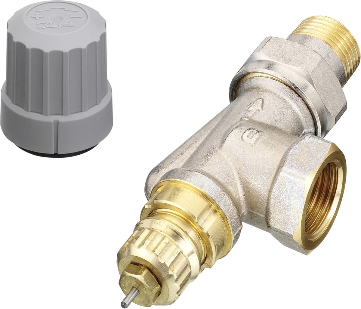 Thermostaatventiel voor Horizontale Radiator - 1/2 inch Geen Voorinstelling