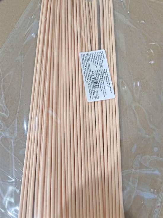 Natuurlijke vezels diffuserstokjes - glazen diffuser-onderdelen (3 mm x 30 cm, 50 stuks) — afbeelding 2