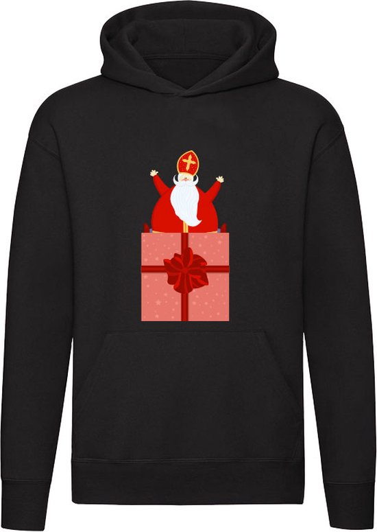 Sinterklaas cadeautje Hoodie - december - feestdagen - sint - pakjesavond - surprise - sinterklaascadeau - cadeau - trui - sweater - unisex