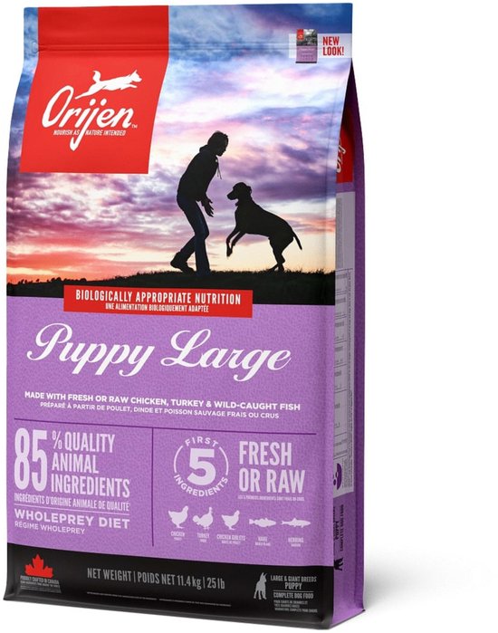 Orijen Whole Prey Puppy Large Breed Kip&Kalkoen - Hondenvoer - 11.4 kg