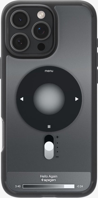 Spigen Ultra Hybrid MagFit - Hoesje Geschikt voor Apple iPhone 16 Pro Max - Compatibel met MagSafe - Back Cover Zwart