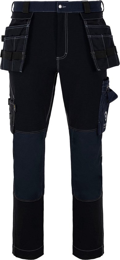 Avacore - pantalon de travail / pantalon taille - stretch, cordura - taille 64 - noir et bleu marine