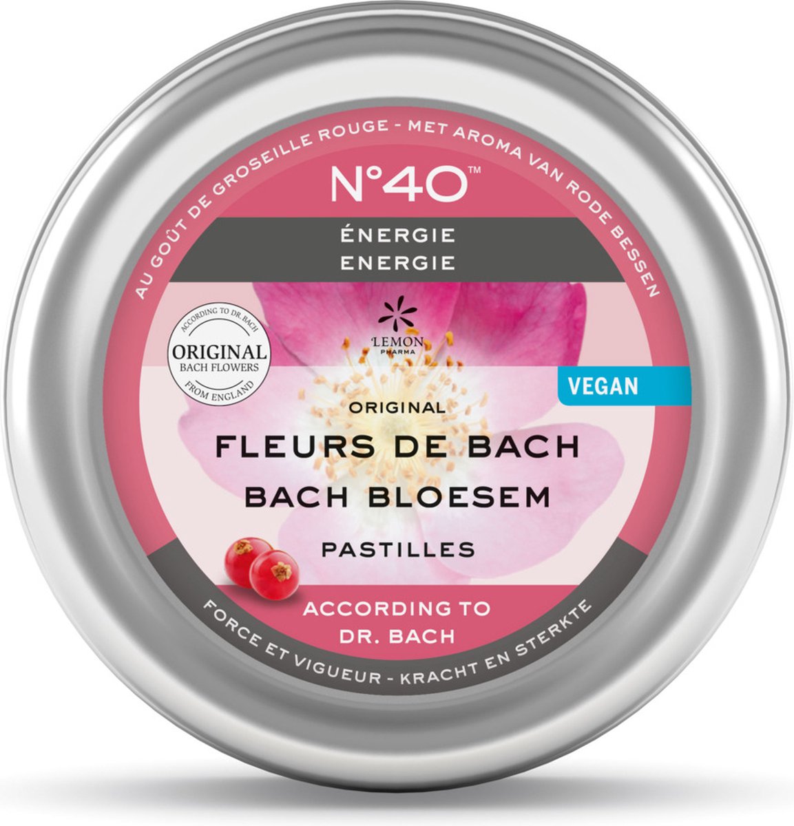 Goedkoopste Bach Bloesem Bloesems pastille nr. 40 energie 50 Gram