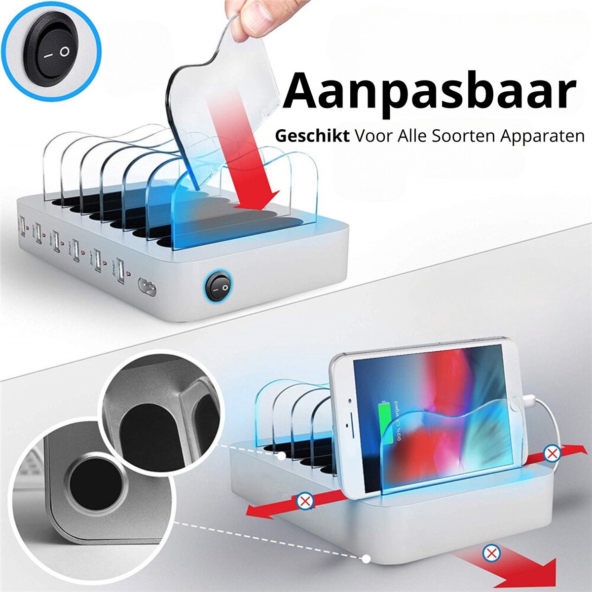 Oplaadstation Iphone Meerdere Apparaten