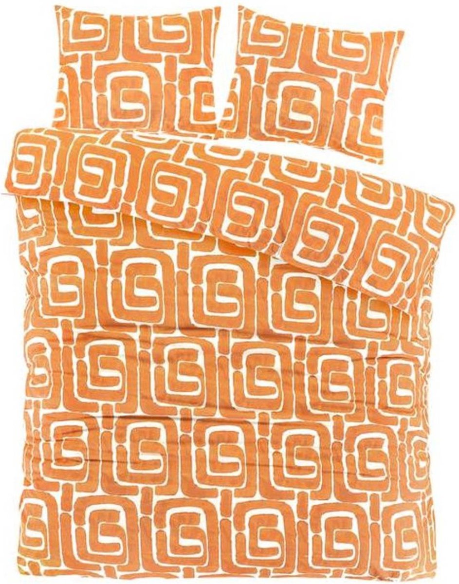 Day Dream Sem - Dekbedovertrek - Tweepersoons - 200x200/220 cm - Oranje