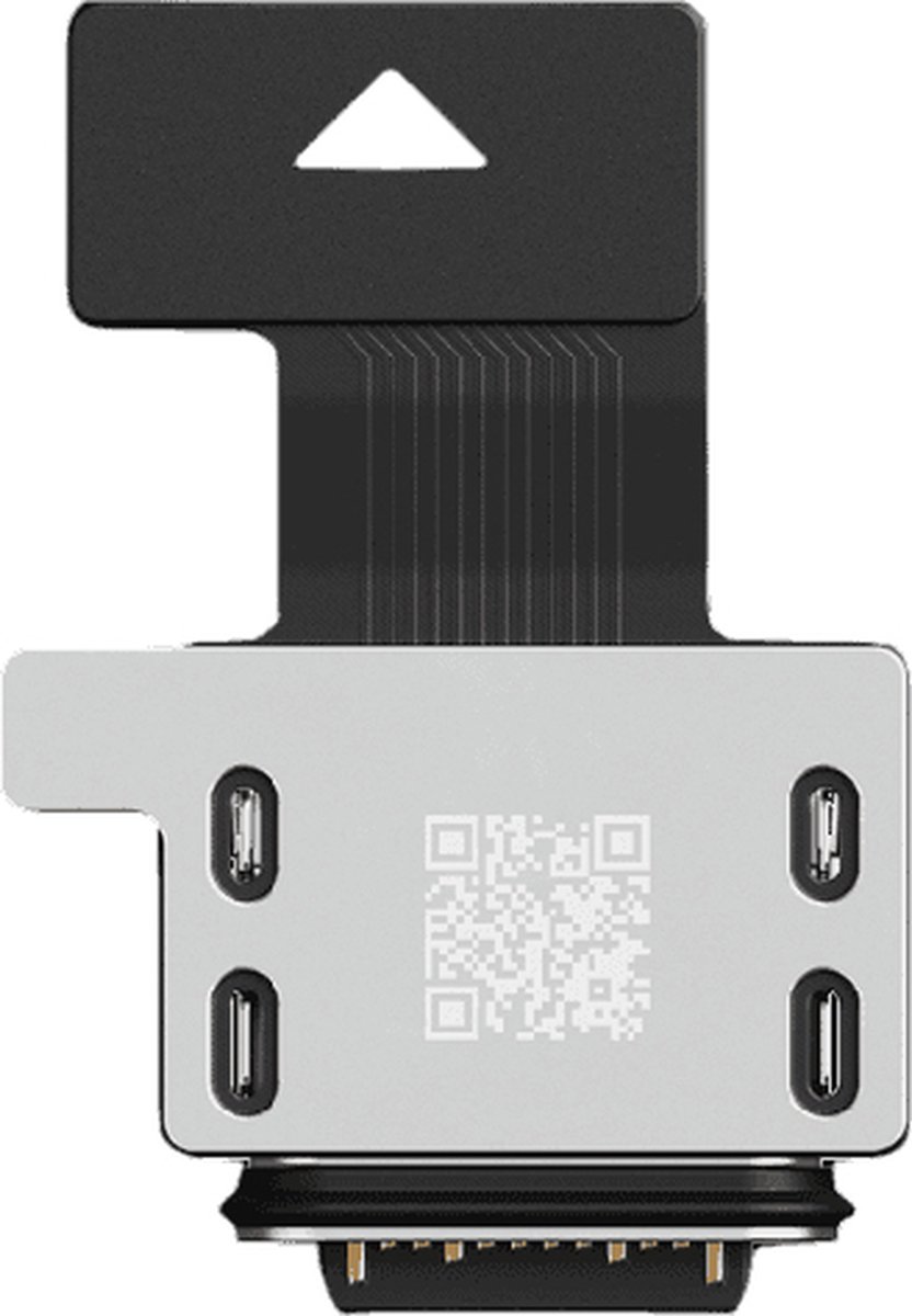 Fairphone F5USBC-1ZW-WW1 mobiele telefoon onderdeel Oplaadpoort Zwart