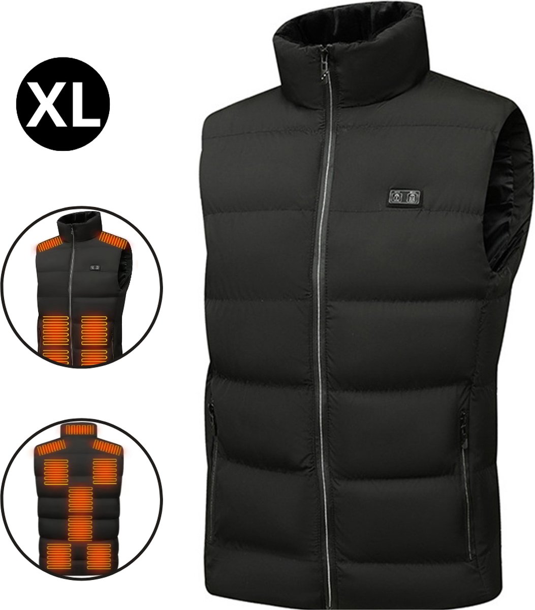 Bovista Verwarmde Bodywarmer - Heated Vest - Elektrische Bodywarmer - Jas - Oplaadbaar - Unisex - Maat XL - Grafiet