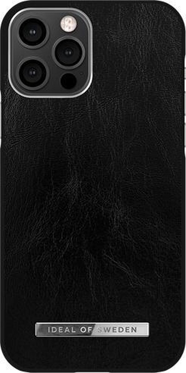 iDeal of Sweden Fashion Case Atelier voor iPhone 12/12 Pro Glossy Black Silver