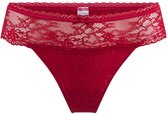 LingaDore - Daily String Cerise Jacquard - taille XXL - Rouge
