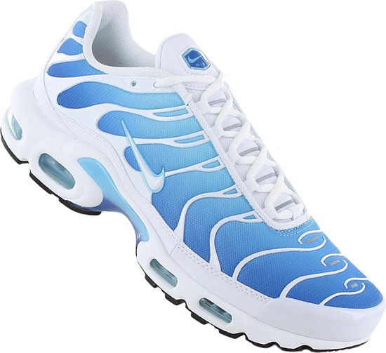 nike tuned blanche bleu