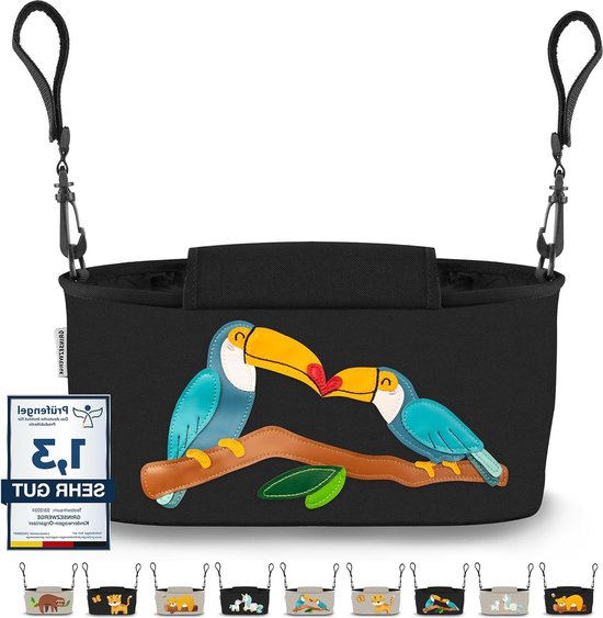 mima kinderwagen zwart