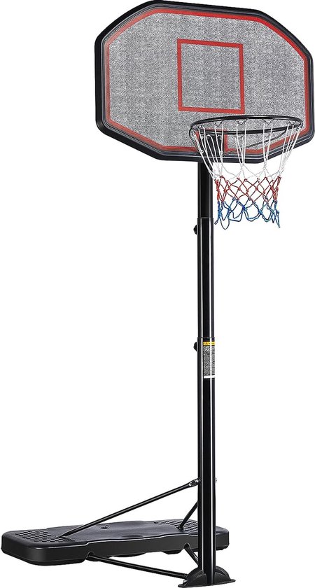 HOMCOM basketbalstandaard, verstelbaar, draagbaar, vrijstaan HOMCOM basketbalstandaard, verstelbaar, draagbaar, vrijstaan