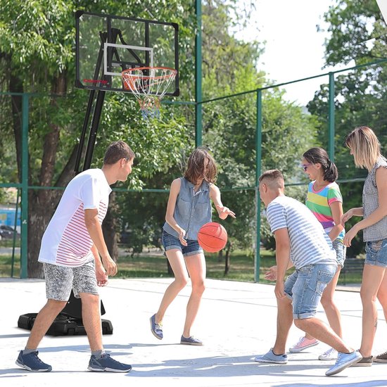 PELLOR Adjustable Basketball Stand, Basketball Basket with Stand PELLOR Adjustable Basketball Stand, Basketball Basket with Stand