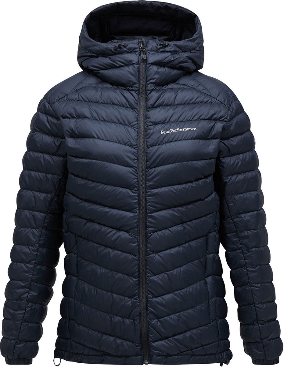 Peak Performance W Frost Down Hood Jacket – Wintersport Jassen Winterjassen Zwart