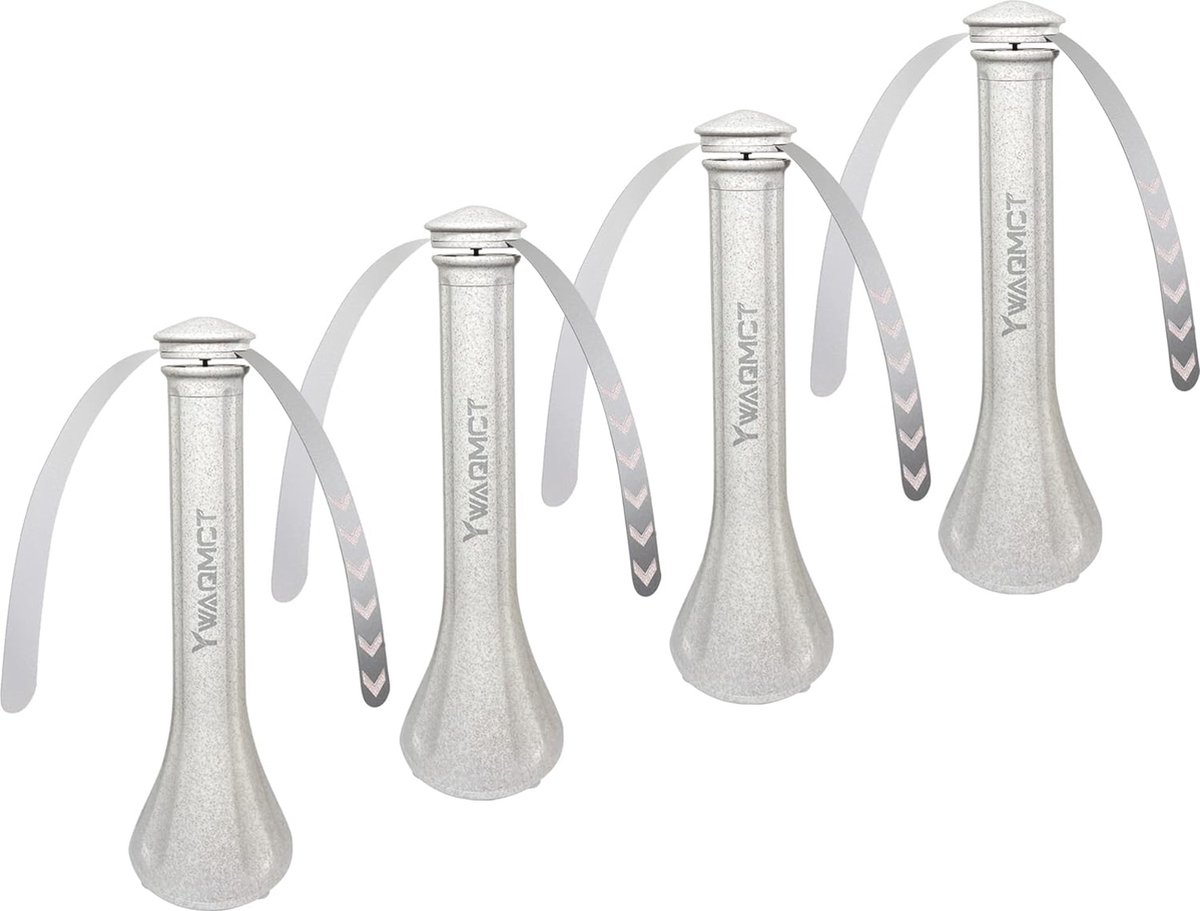 Draagbare vliegenventilator voor buitentafels - Ideaal voor picknicks, barbecues en feestjes (set van 4)