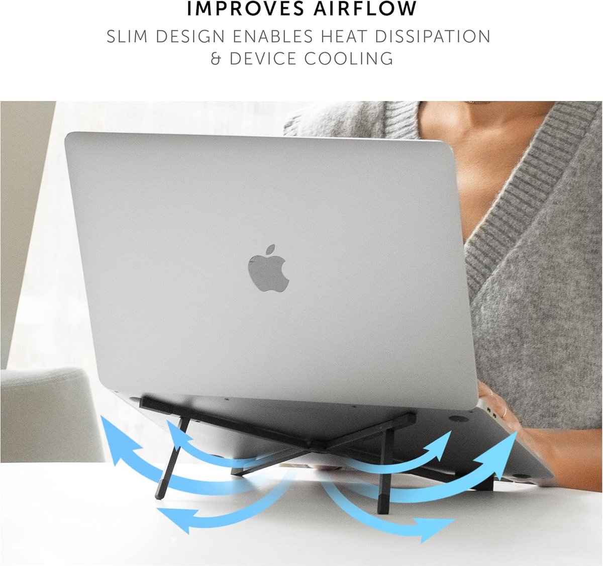 Laptopstandaard, Antislip - Laptophouder, Ergonomische LaptopverhogerHobbypakket