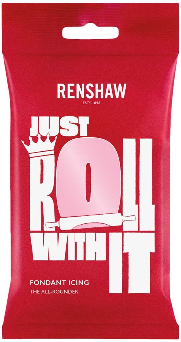 Renshaw Fondant - Roze - 1kg