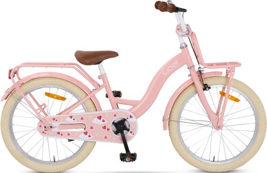 SJOEF Classic Meisjesfiets 20 inch - Roze