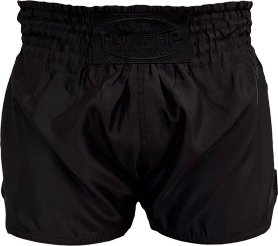 Shorts de Muay Thai PunchR™ No Logo Uni Zwart taille M