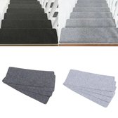 Set de 14 Tapis d'escalier antidérapants auto-adhésifs Grijs-tapis de sol de protection pour Escabeaux et Portes , Decor Home