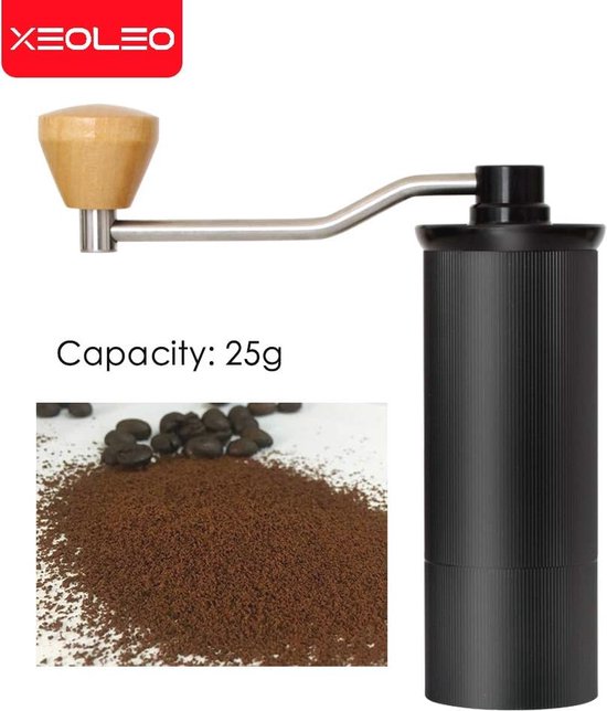 Vitdipy - Handmatige Koffiemolen - 40 Instellingen Voor De Maalgraad 25g Capaciteit Keramische Burr Voor Espresso Filterkoffie Reizen