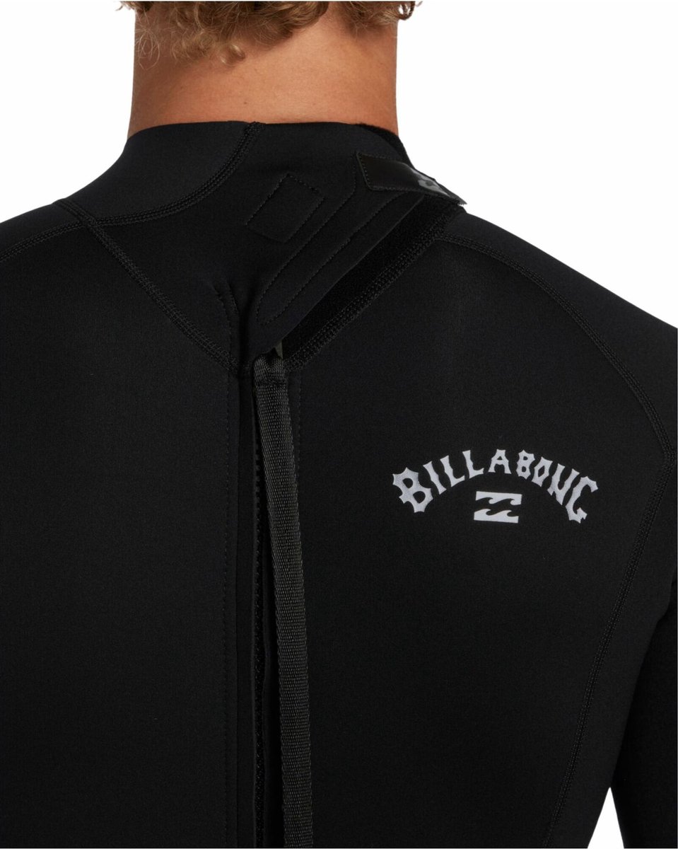 2025 Billabong Heren Foil 2mm Rug Ritssluiting Shorty Wetsuit ABYW5001
