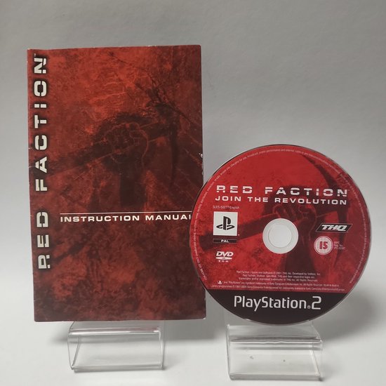 Jeu Red Faction Pour PlayStation 2 - Version PAL Complète, état Correct