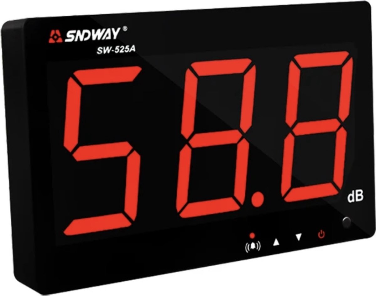 Decibelmeter - Digitale geluidsmeter - Decibel Meter - Nauwkeurig - 30db en 130db - Geluidsmeter - LED Display - Professionele geluidsmeting
